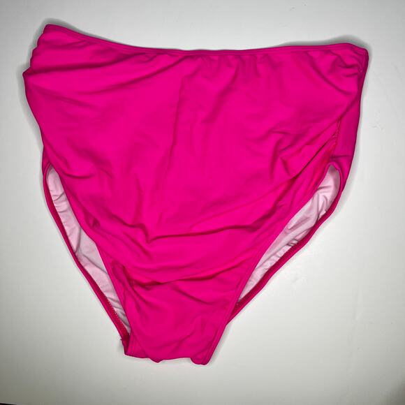 Summer Mae Hot Pink Maternity Two Piece Swimsuit New L - Picture 7 of 9